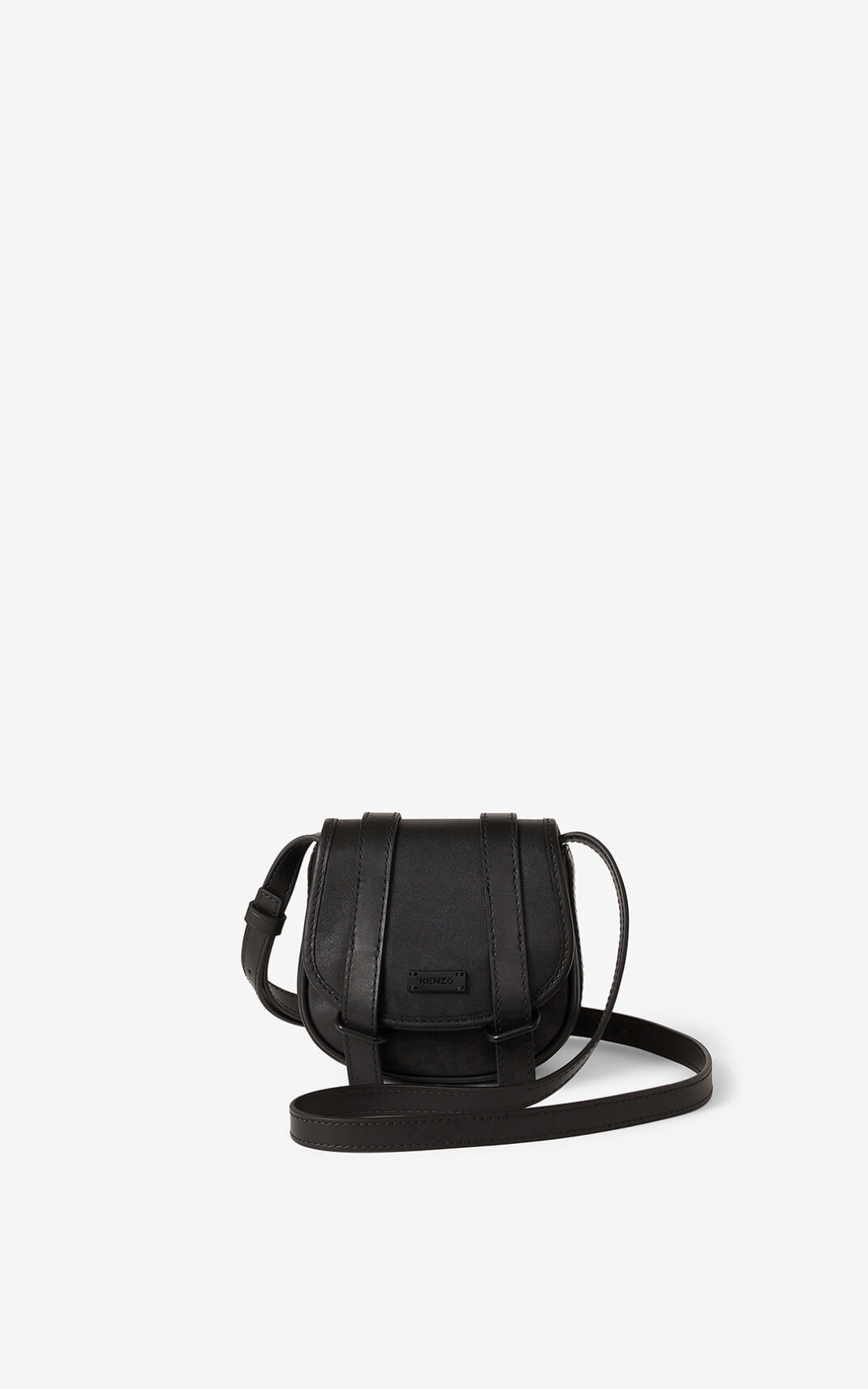 Kenzo Courier mini Cuero Bolso De Mano Mujer Negras | 5029784-PF